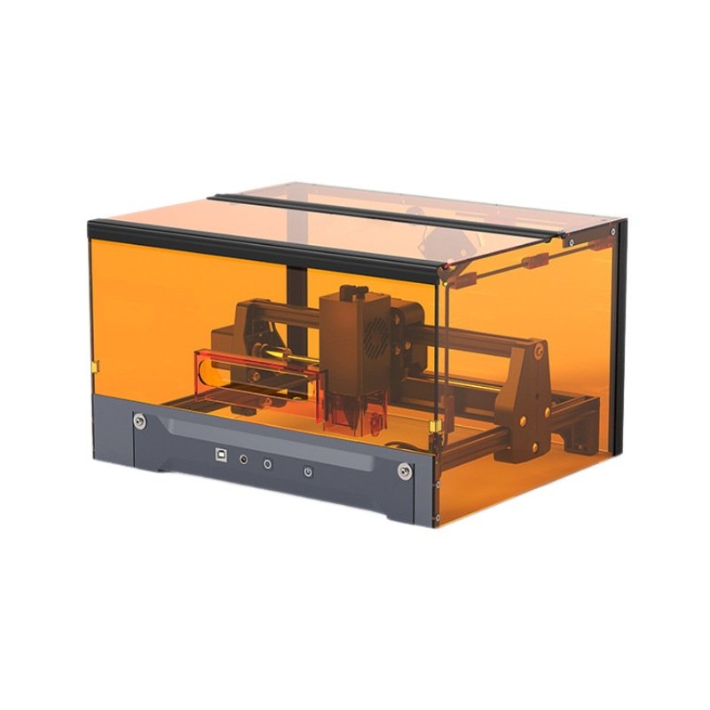 Compact Desktop Laser Engraver with Red & Blue Laser and Built-in Camera