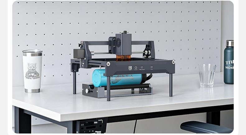 Compact Desktop Laser Engraver with Red & Blue Laser and Built-in Camera - Image 3