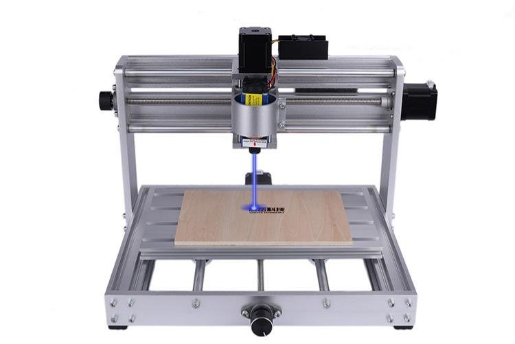 Mini 3-Axis CNC Laser Engraving Machine for DIY Wood, Leather, and Metal Marking