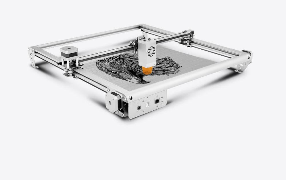 Diode Laser Engraver Machine with Adjustable Working Area for Wood, Metal, and Acrylic - Image 2