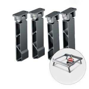 Smart Multi-Function All-Metal Adjustable Foldable Stand – Set of 4