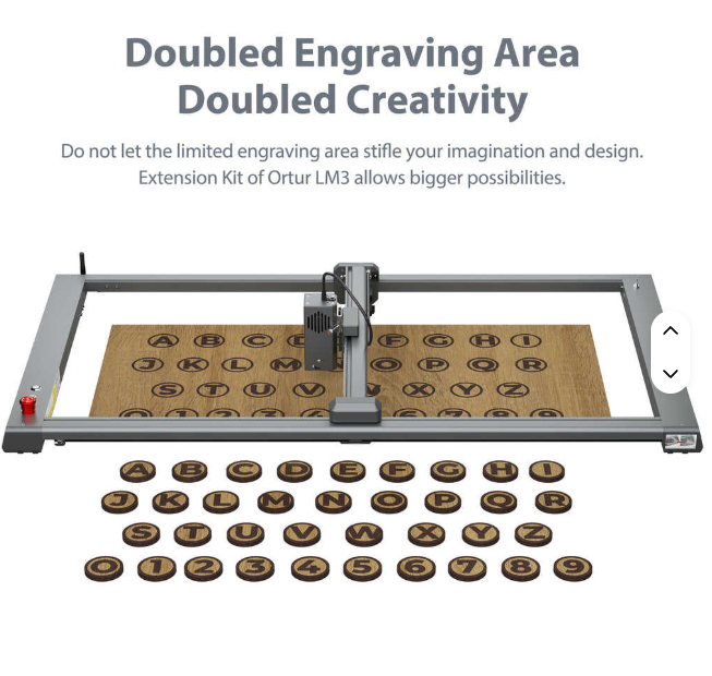 Laser Engraver Area Expansion Kit - Image 2